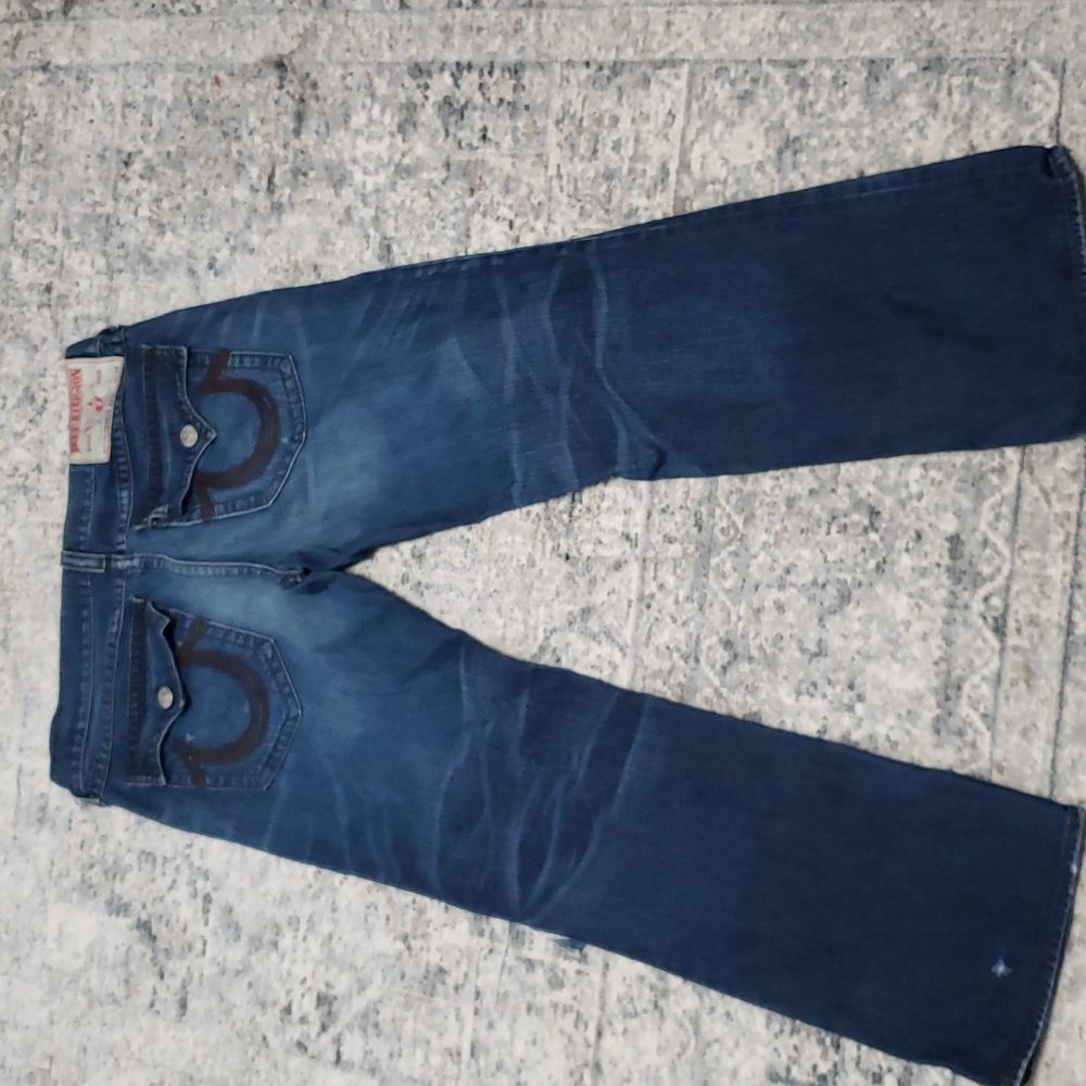 COPY - True Religion Rainbow Ricky Ripp distressed Jean's - Picture 6 of 14
